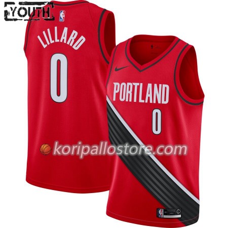 Portland Trail Blazers Damian Lillard 0 Nike 2019-2020 Statement Edition Lasten Pelipaidat Swingman